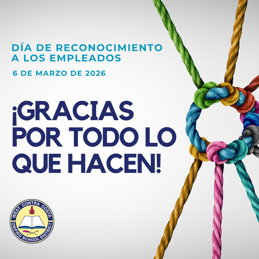 West Contra Costa Unified School District tweet media