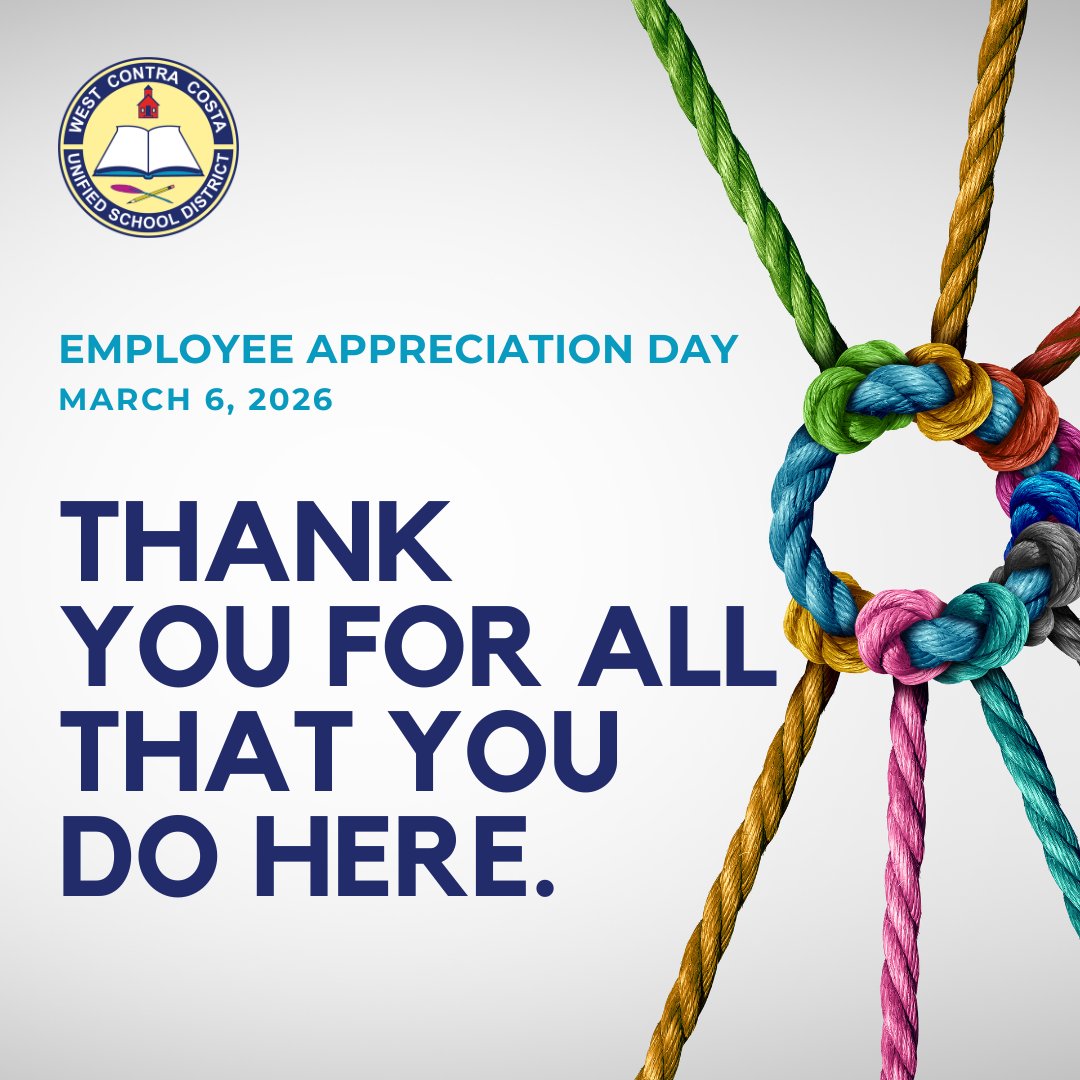 West Contra Costa Unified School District tweet media