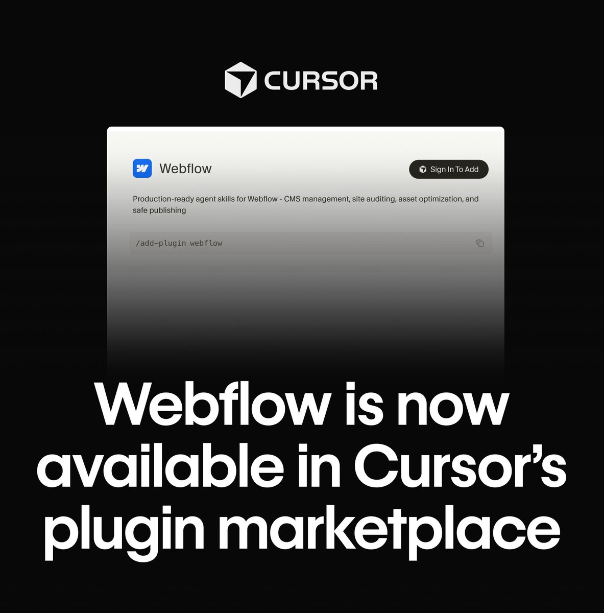 Webflow tweet media