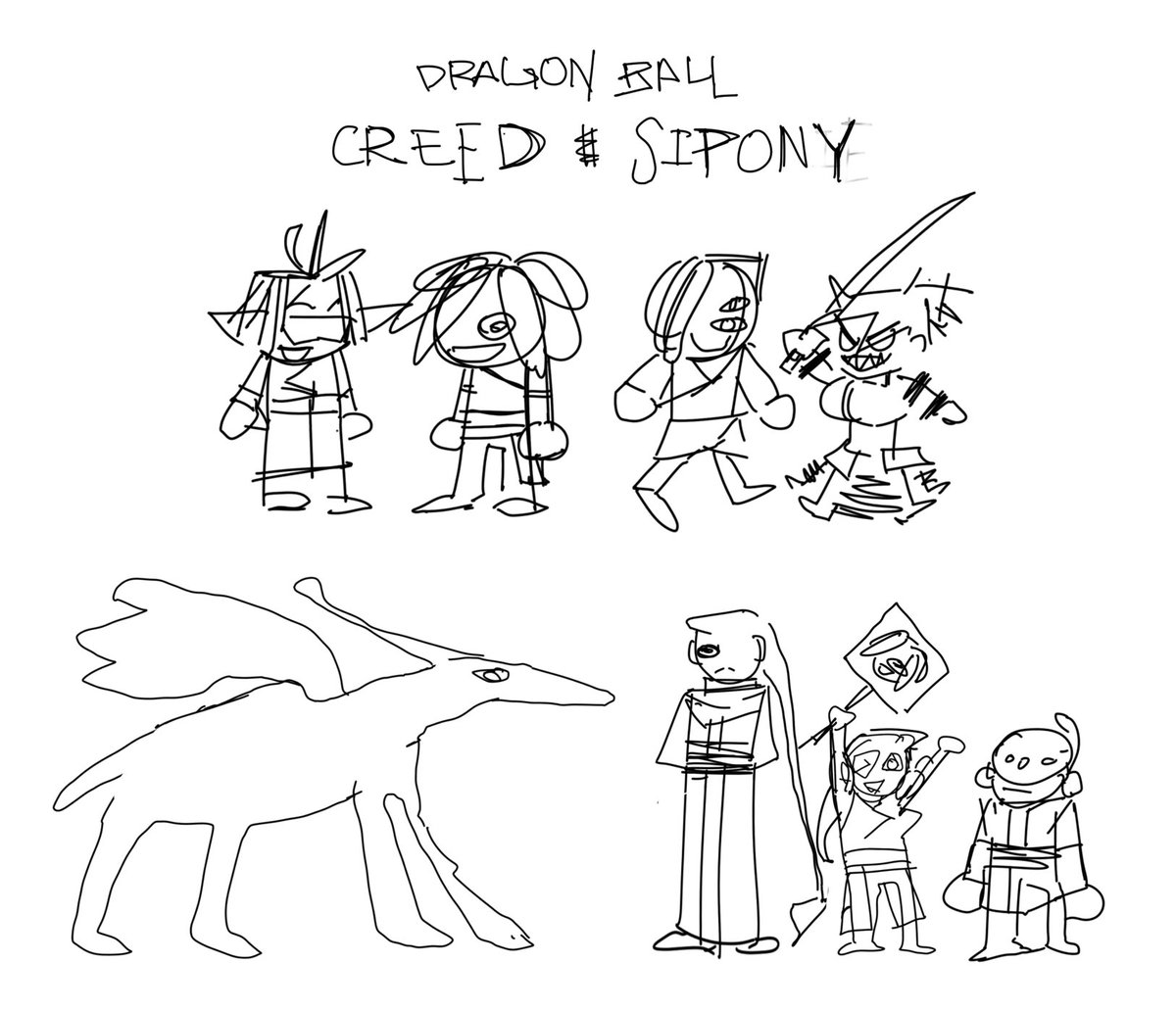 I drew my characters badly