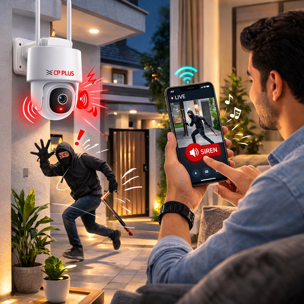 ArvindDacp's tweet image. cpplusworld CP PLUS 4MP Quad HD Wi-Fi CCTV Camera for Outdoor 360° Pan &amp;amp; Tilt Full-Color Night Vision CTC Cyber Secure Tech Smart Detection Suite View &amp;amp; Talk OK Google Cloud Recording  CP-Z45Q
#cpplus #cpplusindia  #uparwalasabdekhrahahai #cppluswificamera #cpplussecuritycamera