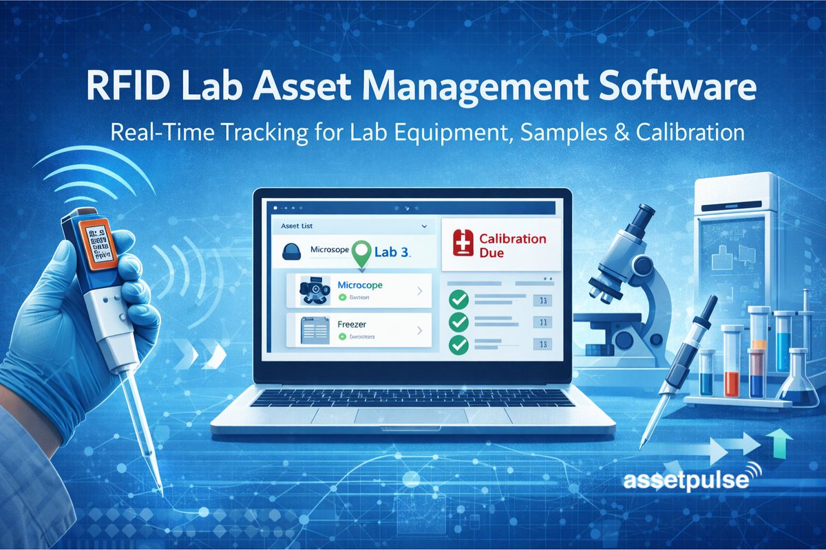 🔬 Struggling to locate lab equipment when you need it most?

With #RFID #LabAssetManagement, you can instantly track equipment location, monitor usage, and stay ahead of calibration schedules.

Discover how it works: assetpulse.com/solutions/lab-…

 #AssetTracking #IoT