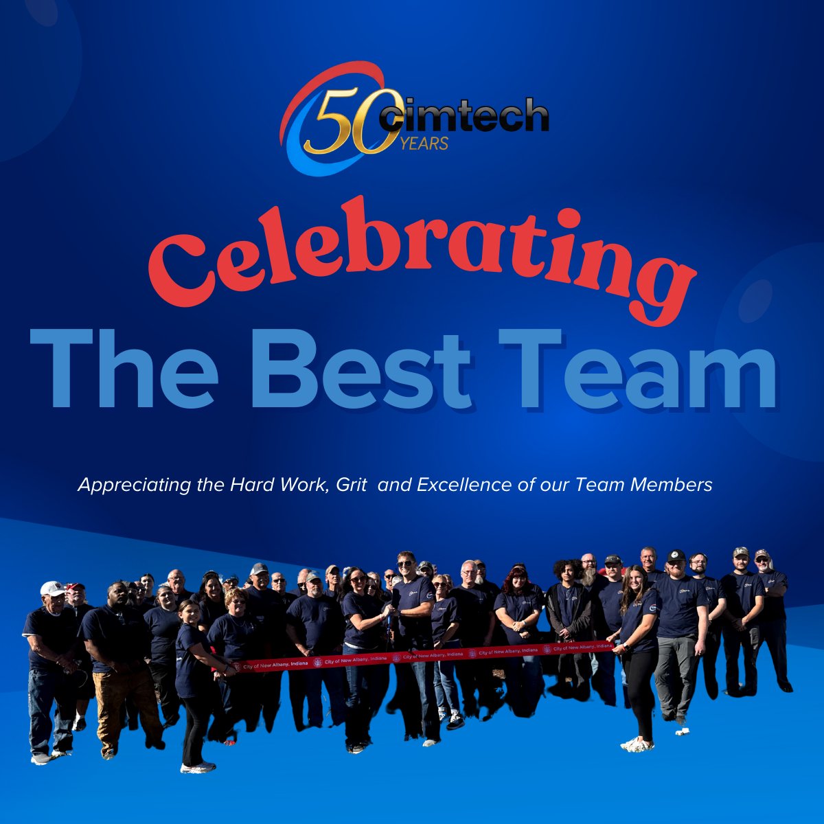 OfficialCimtech's tweet image. Our tech is great, but our team is better. 🙌 ⚙️

To the crew that keeps Cimtech running like a well-oiled machine, we appreciate everything you do!

#ManufacturingExcellence  #TheTeam #CimtechStrong #Precision #Manufacturer #MakeItHappen #Fabrication #Engineering #Quality