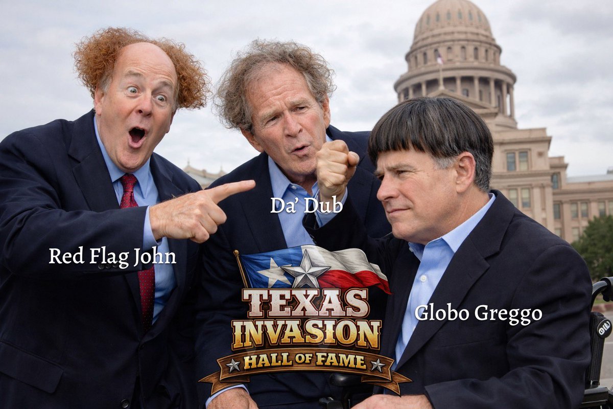 Texas Global 3 Stooges…. <a href="/TexasGOP/">Texas GOP</a>