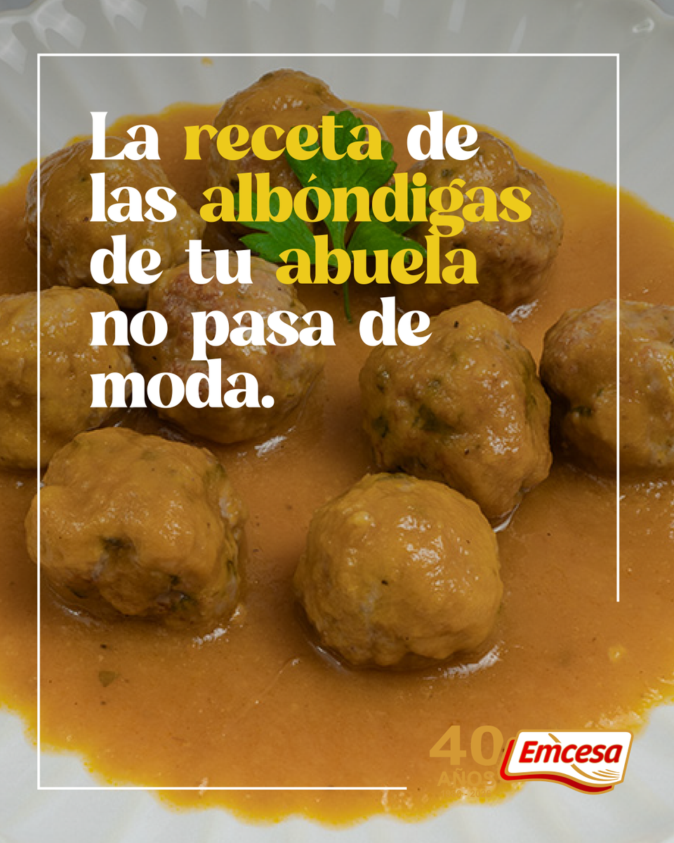 La receta de las albóndigas de tu abuela… como siempre 🤍

El secreto está en el cariño.
Y en una buena carne picada.

Con nuestra carne picada, el sabor de siempre vuelve a tu mesa. 🥘✨

#RecetasDeSiempre #Albóndigas #EMCESA #SaborTradicional