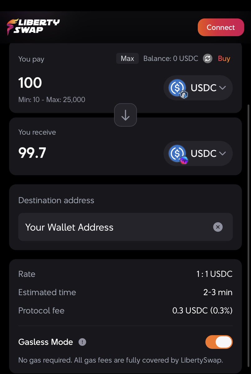<a href="/stacy_muur/">Stacy Muur</a> Just use LibertySwap. We have gasless mode