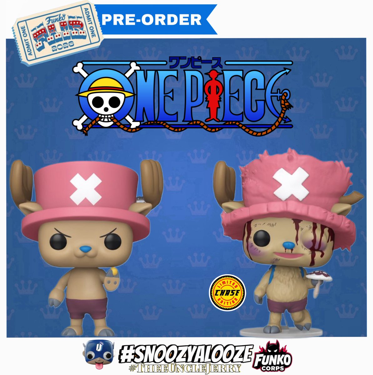 🗣️ Pre order new One Piece @EntEarth! Pop! Tony Tony Chopper