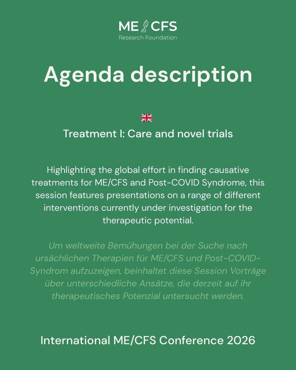 ME/CFS Research Foundation tweet media