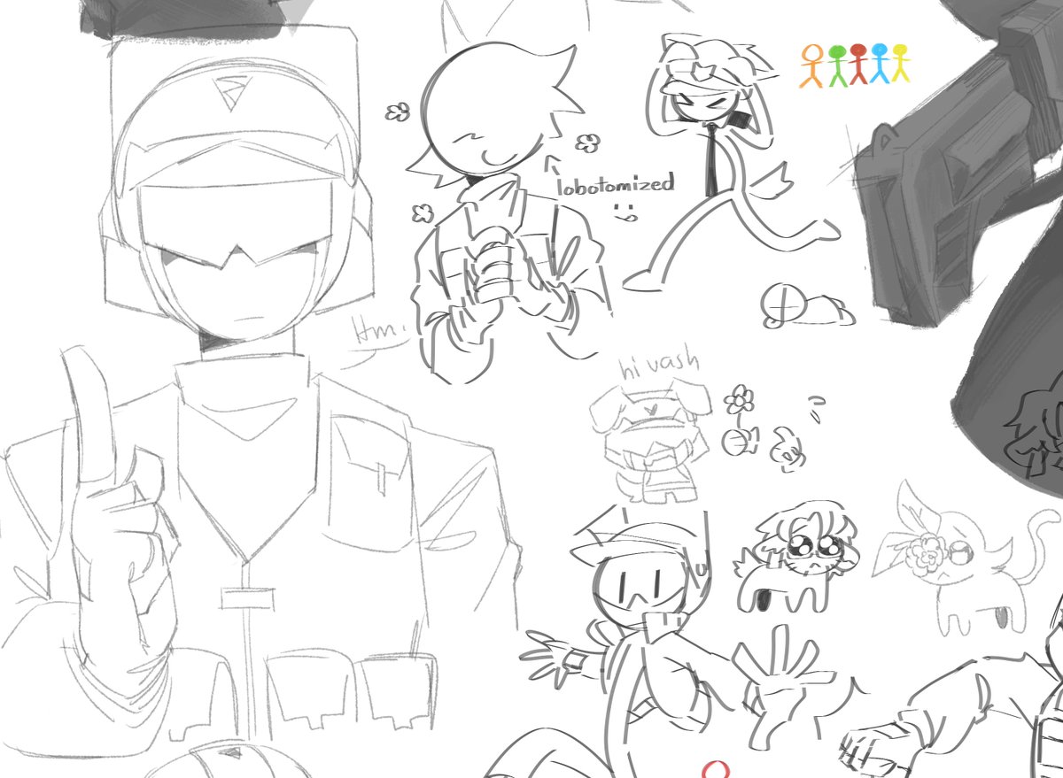 shoesslept's tweet image. doodle with @vashyre0_ 
newbie guard / shogo
#MINDHACK #MINDHACKfanart