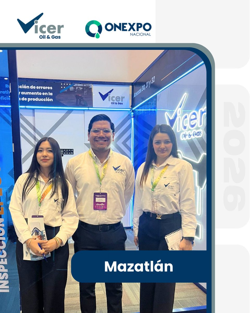VicerVC's tweet photo. ¡Estamos presentes en ONEXPO Mazatlán 2026!

Te esperamos en el Centro de Convenciones y Exposiciones de Mazatlán, en los stands 1 y 2, donde estaremos compartiendo soluciones para fortalecer el control, cumplimiento y eficiencia en la operación del sector energético. https://t.co/fl1Y5Ly8Kv