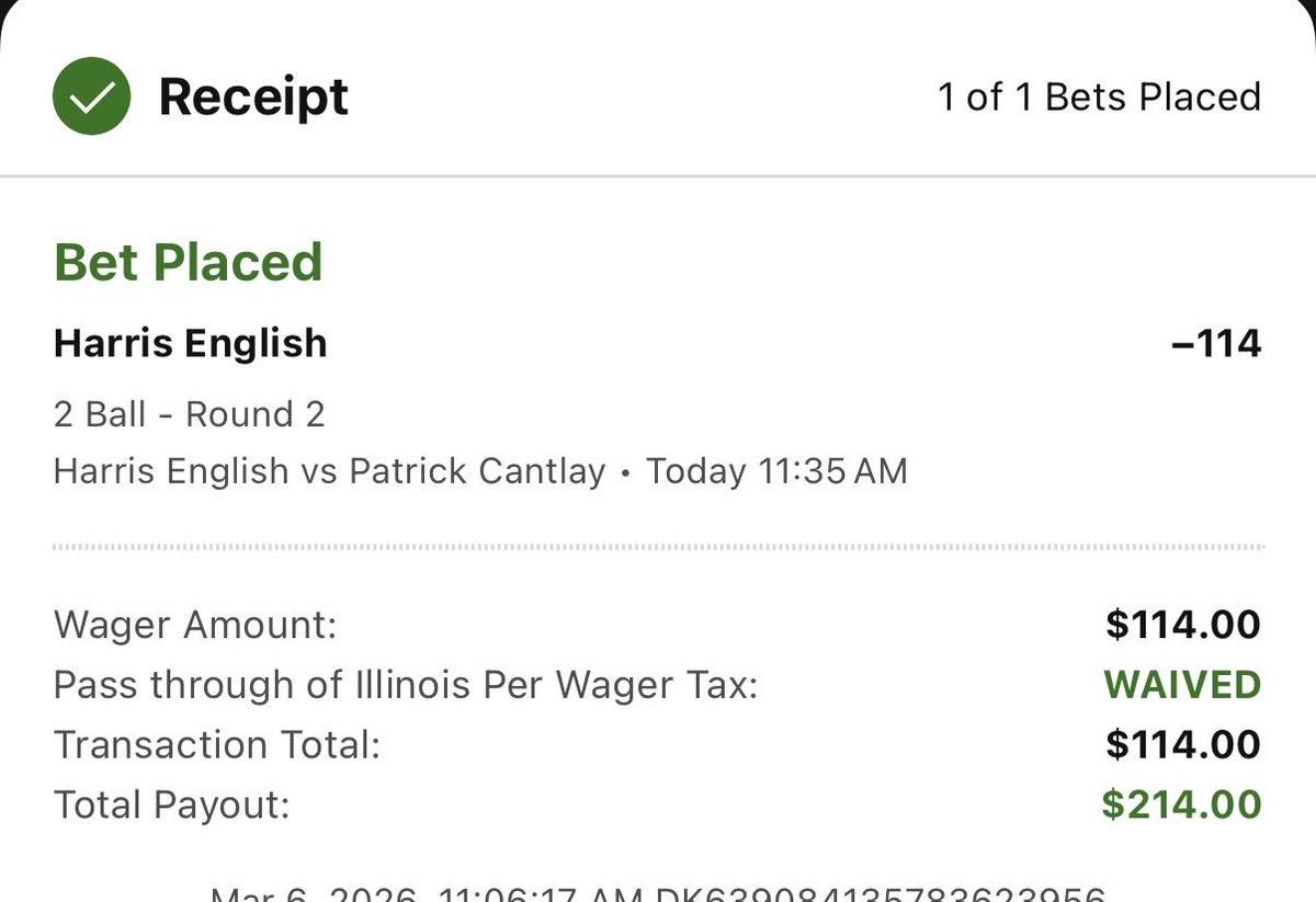 Friday Golf Bet tweet media