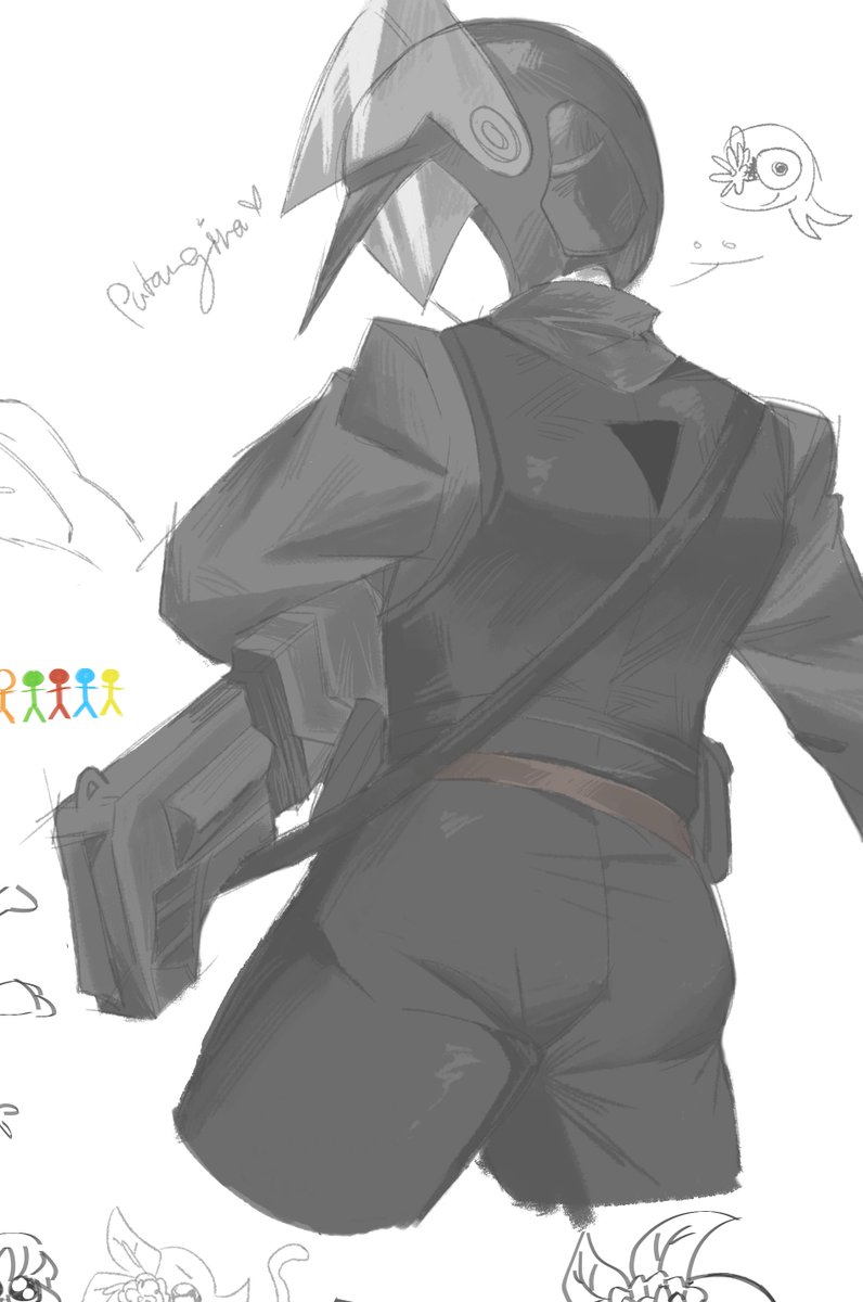 shoesslept's tweet image. doodle with @vashyre0_ 
newbie guard / shogo
#MINDHACK #MINDHACKfanart