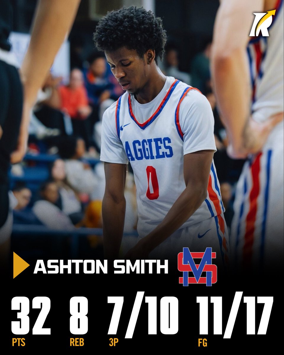 JC: 6’1 sophomore guard Ashton Smith delivered 32 points and 8 rebounds while shooting 7 for 10 from beyond the arc and 11 for 17 from the field in an 86–78 victory to claim the Region 2 Regular Season Title.

The Aggies will enter the Region 2 Tournament as the No. 1 seed.