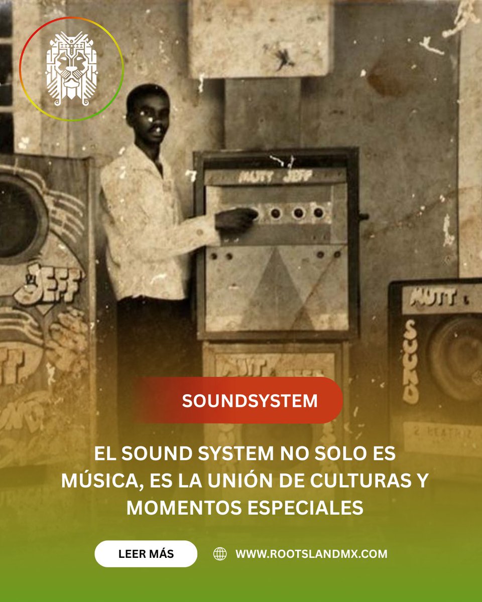 rootslandmx's tweet image. Así nació el Sound Clash 🎶, una de las competencias musicales más intensas que surgió en Jamaica 🇯🇲 y que hoy se vive en todo el mundo 🌎.
¿Te imaginas estar en una batalla de sonido 🔊? Descubre cómo empezó esta tradición: tinyurl.com/yh8mxv4j
#SoundSystem #Jamaica