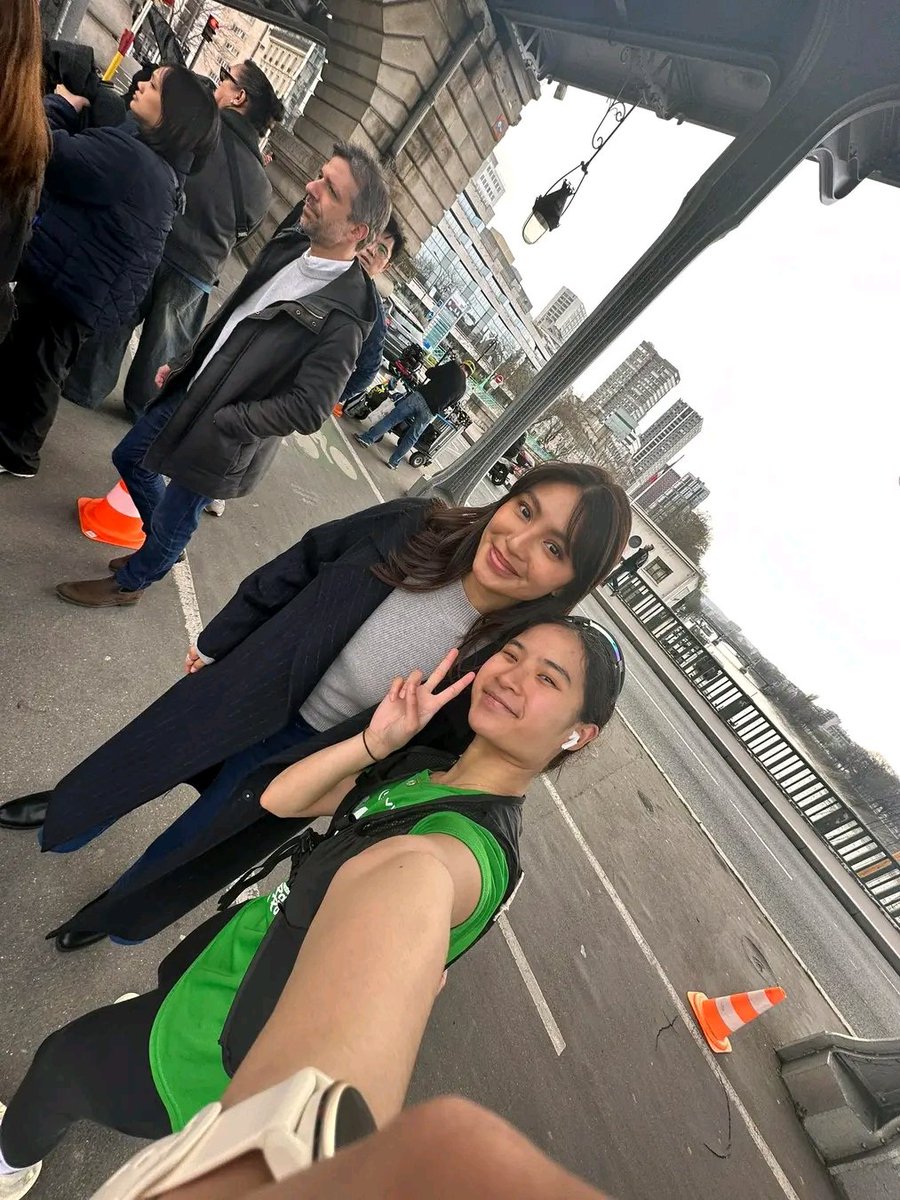 Nadine Lustre Spotted in Paris, France. Also Paulo in the background ☺️ 📸 Sylvaine-Miles Arbias Sagpao 
#NadineLustre