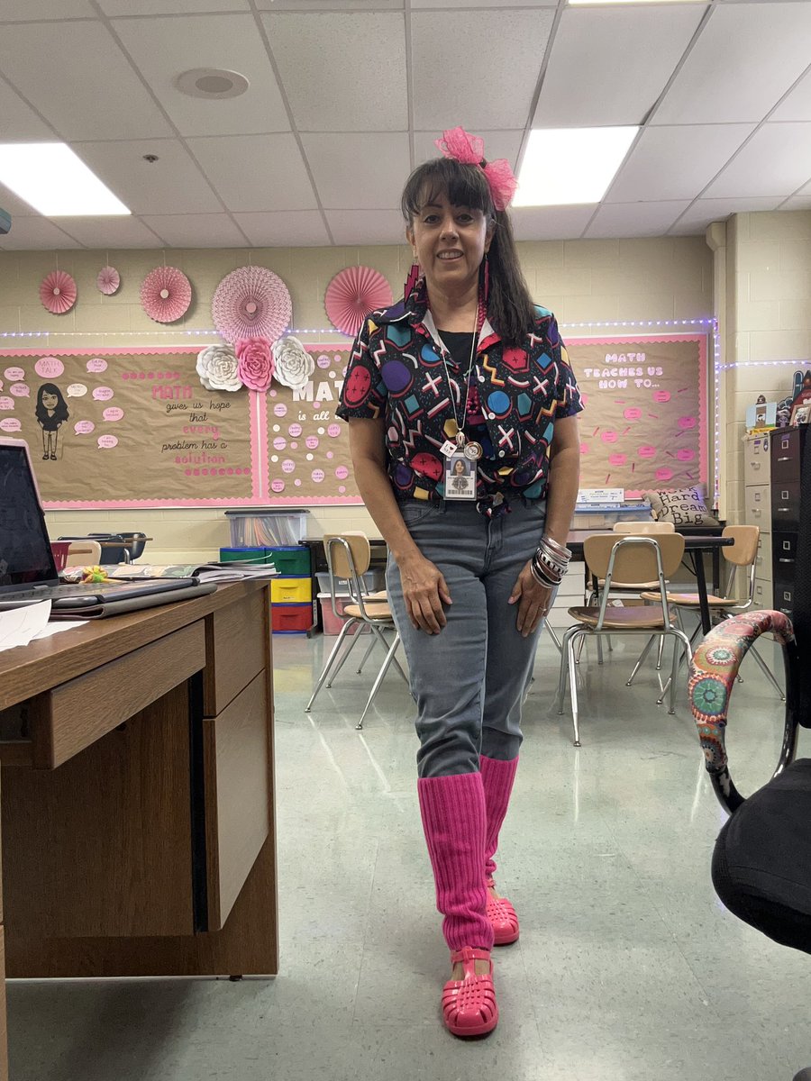 It’s Throwback Thursday for Math Spirit Week! Math hasn’t changed since the 80s.  #SkyhawkPride #MedinasMarvels