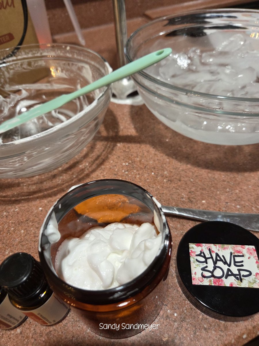 Decided to make the <a href="/fromsimplyearth/">Simply Earth</a> Shave Soap from the DIY Soap Hero Kit

Get your All-In-One Soap Maker Kit here simplyearth.com/products/soap-… and use code 𝗦𝗔𝗡𝗗𝗬𝟭𝟬 for 10% off your entire purchase

#IMadeThis #essentialoils #DIY #SimplyEarth #NoMLMs #Soapmaking