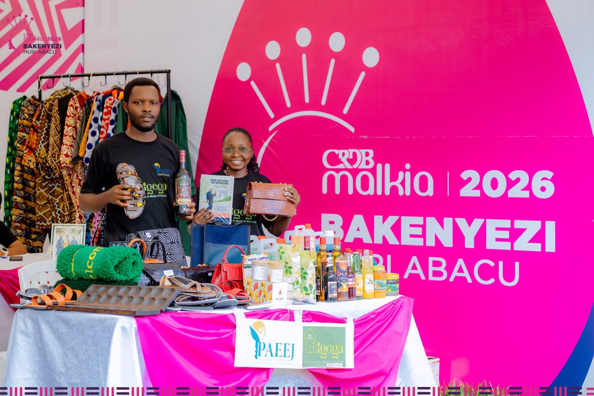 #WomensMonth: la plateforme <a href="/Kigega_/">KIGEGA</a> heureuse de participer au rendez-vous annuel du programme #Malkia de la <a href="/CRDBbankBurundi/">CRDB Bank Burundi</a>, qui met à l'honneur l'#entrepreneuriat au féminin, au #Burundi comme ailleurs