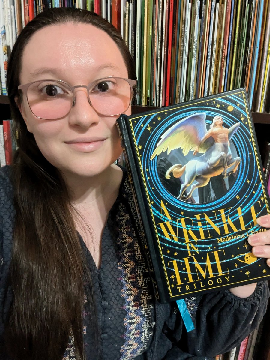 The "Time" series by Madeleine L'Engle. 🌌