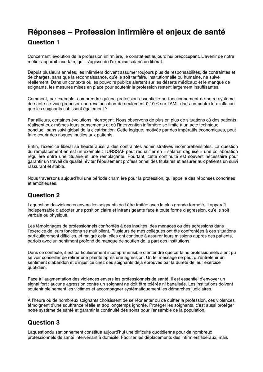 Infirmiers Libéraux en Colère tweet media