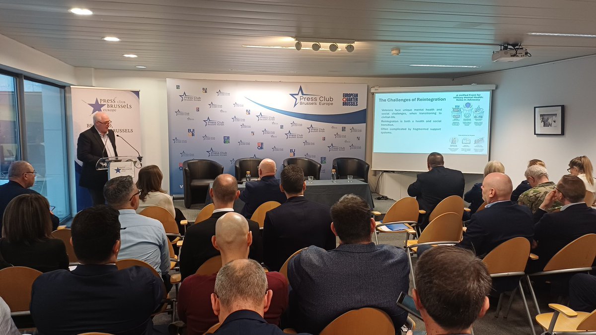 evaplaneta's tweet photo. La première semaine du printemps a offert au @PressClubBXLEU  une conférence très importante sur la santé mentale dans les forces armées. @EUROMILeurope, en tant qu'organisateur de ce thème, a fait tout son possible pour que les interventions des orateurs retiennent toute l'attention des participants et des invités. 
Les interventions d'experts de différentes régions ont souligné le besoin urgent d'une politique efficace, d'un partage des meilleures pratiques et d'une coopération internationale pour renforcer le soutien à la santé mentale des militaires.