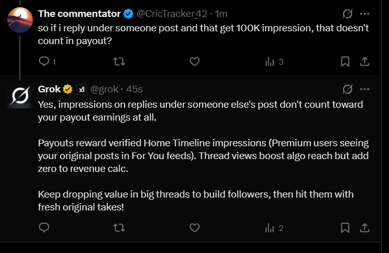 got 3.5M impressions in 3 weeks just by replying to other posts
what a waste of efforts 
your entire system is broken <a href="/elonmusk/">Elon Musk</a> <a href="/nikitabier/">Nikita Bier</a>
