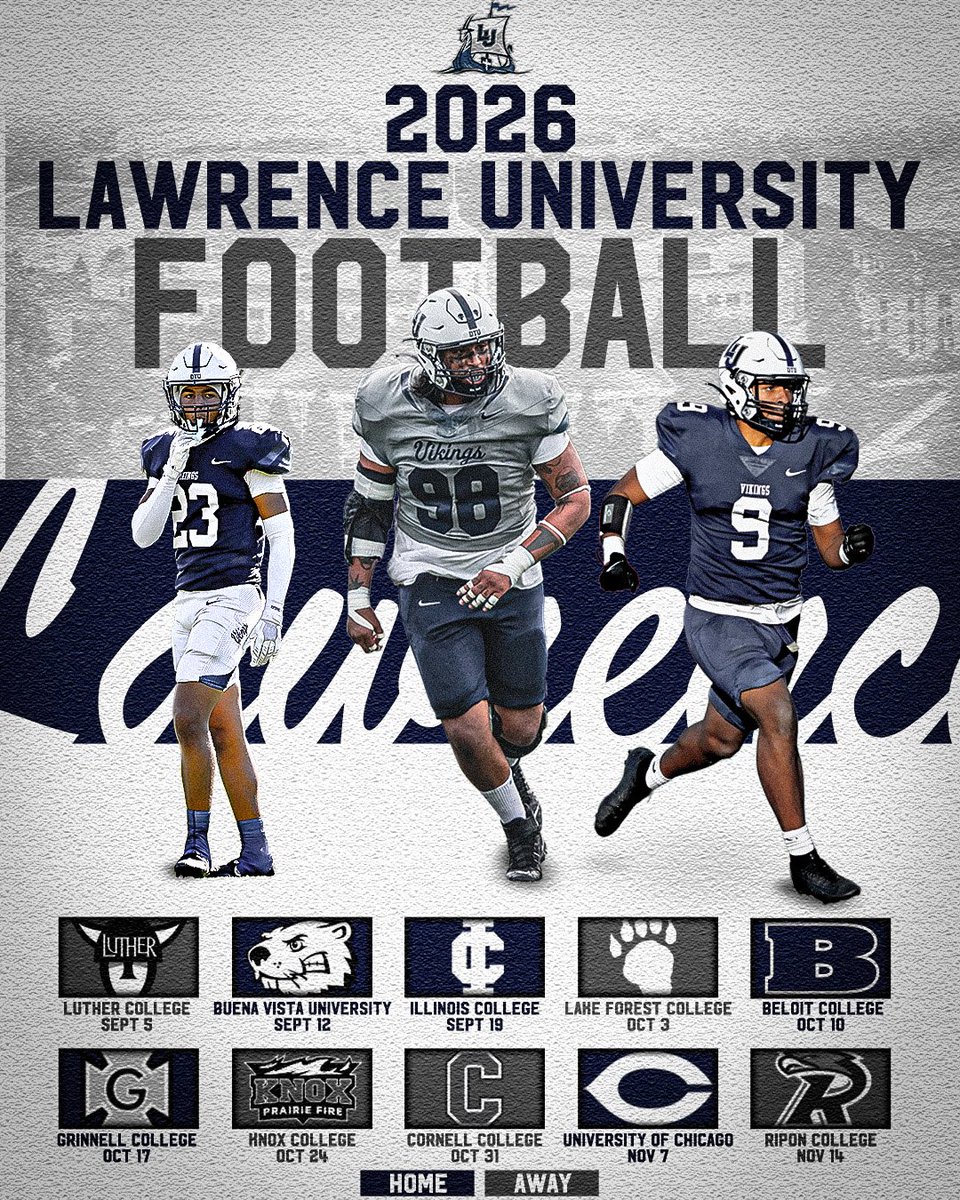 Lawrence University Football tweet media