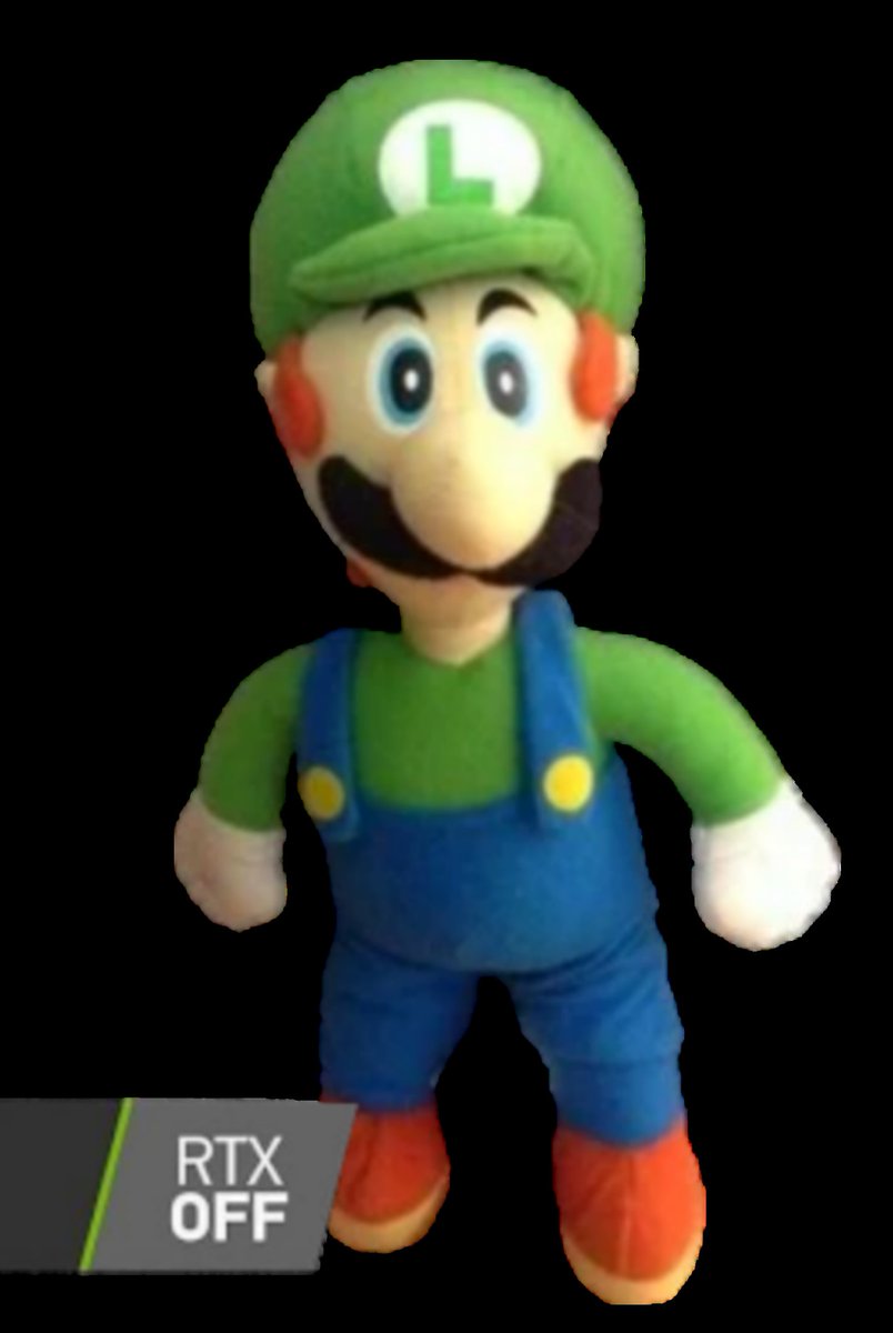 MLRaVM's tweet photo. Am I going crazy or does the #SuperMarioGalaxyMovie Luigi Plush look like a higher res version of Kellytoy Luigi https://t.co/SQmi34zL7n