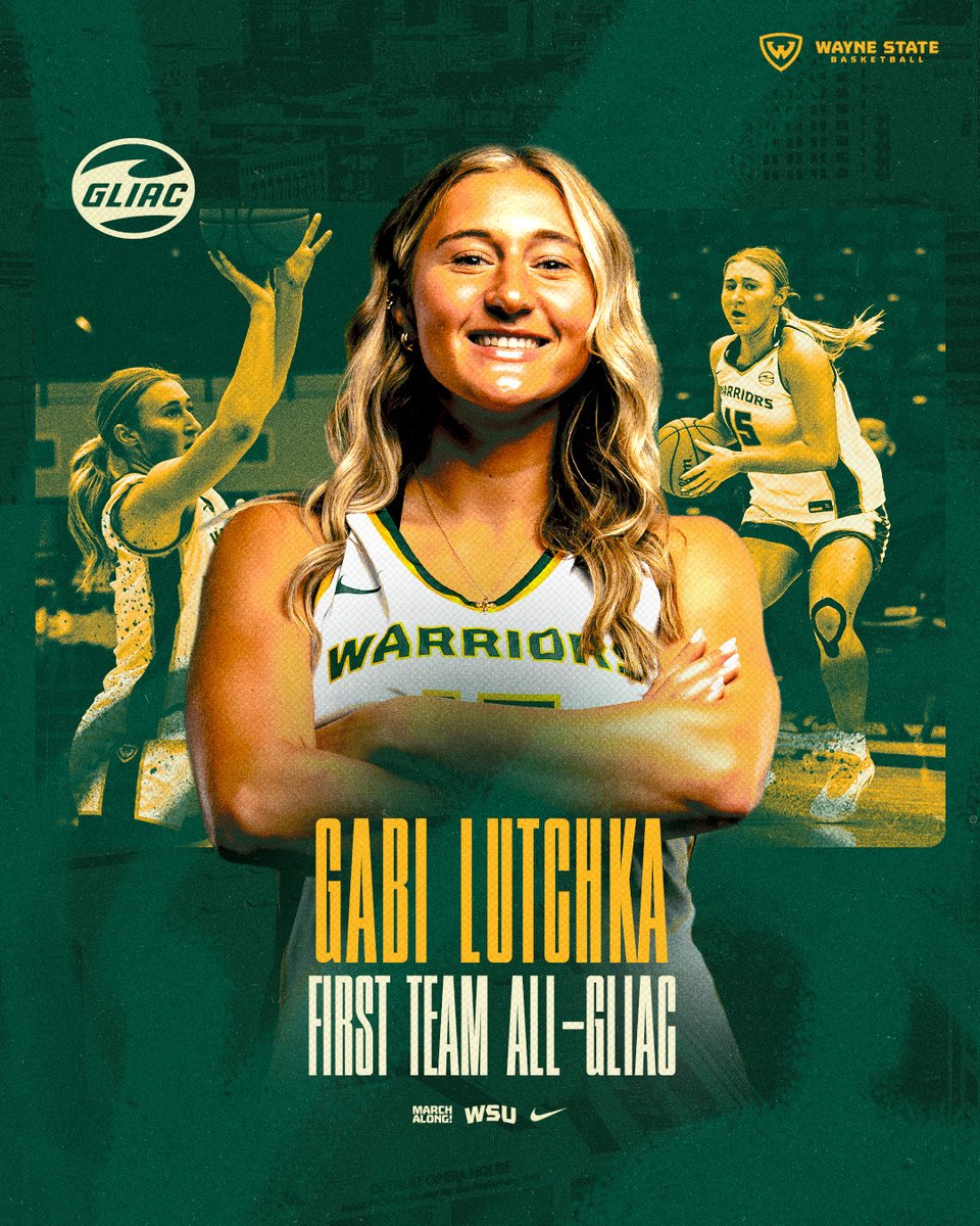 WSUWarriorsWBB's tweet photo. Gabi is All-GLIAC

#REPthe313 https://t.co/2ZHt0rHIS3