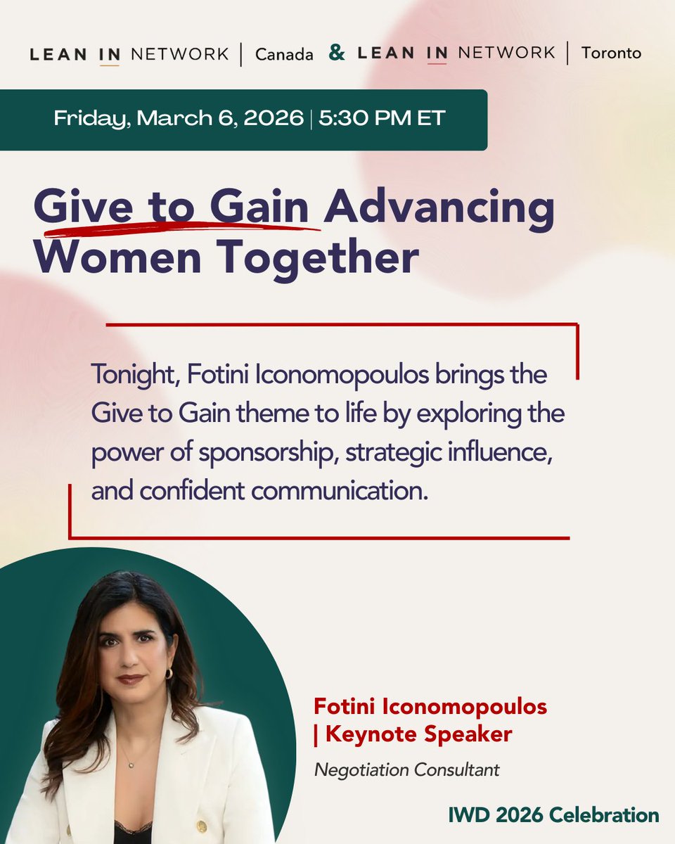 Lean In Canada tweet media