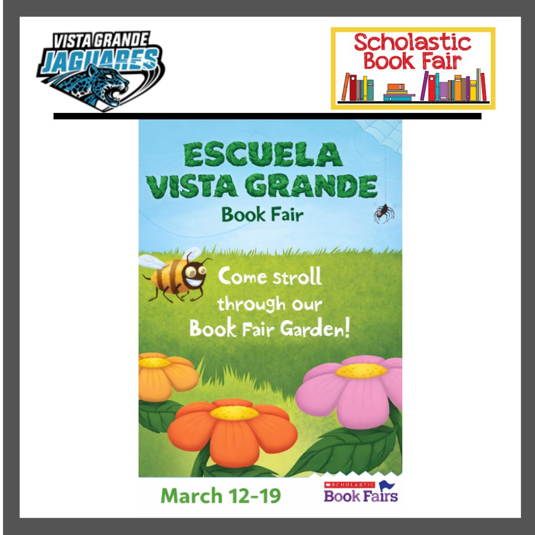 Don't forget to check out our Book Fair!  Please consider supporting our school library!