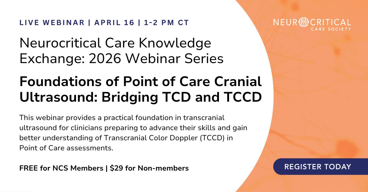 Neurocritical Care Society tweet media