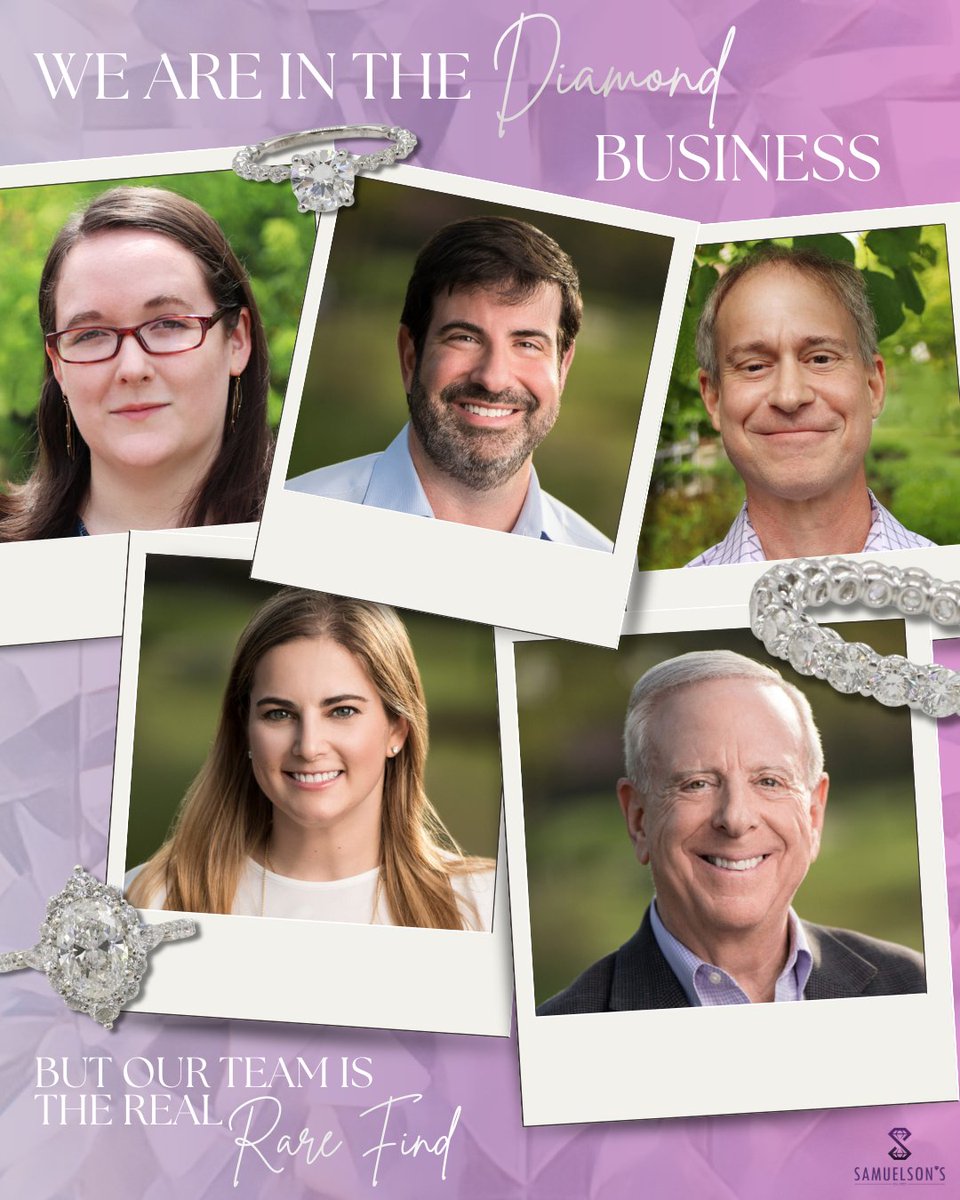We’re in the diamond business, but our team is the real "rare find." 🔍 Happy Employee Appreciation Day to the experts who keep this place running smoothly and our coffee pot constantly brewing.

Learn more about our team: samuelsonsdiamonds.com/about/team/