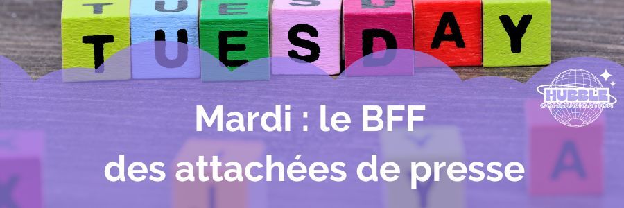 Hubble_Com's tweet photo. Le mardi matin est un moment particulier en relations presse. 📅 
Le mardi, les attachés de presse savent que leurs mails ont parfois un peu plus de chances d’être lus.
https://t.co/ABhtwAjhQx 
#relationspresse #communication #medias #rp https://t.co/e9DUL5MGKL