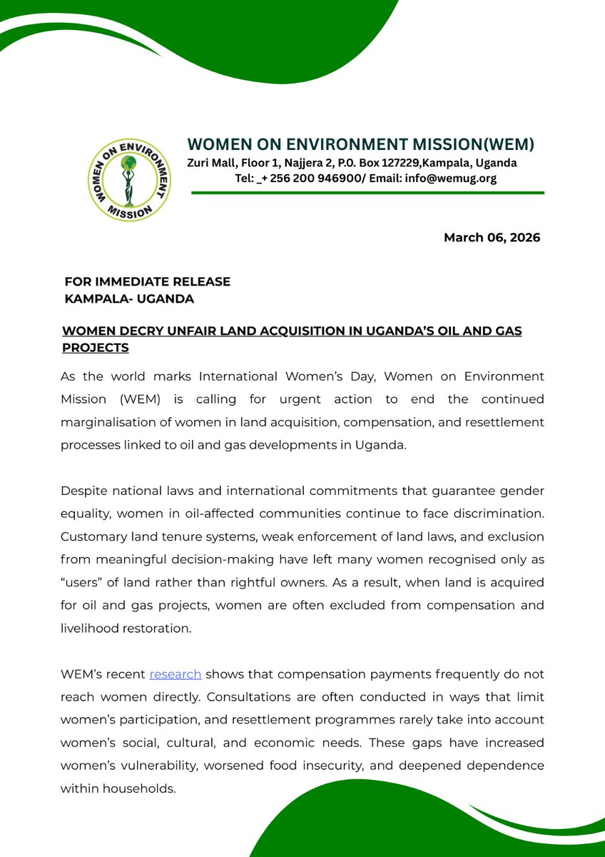 Women on Environment Mission tweet media