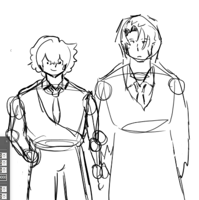 LeoMindVibez's tweet photo. wip and doodles of sunshower/tailsmanclair
#LimbusCompany 
#LCB711 
#HeathClair https://t.co/Jn2gxNfceN