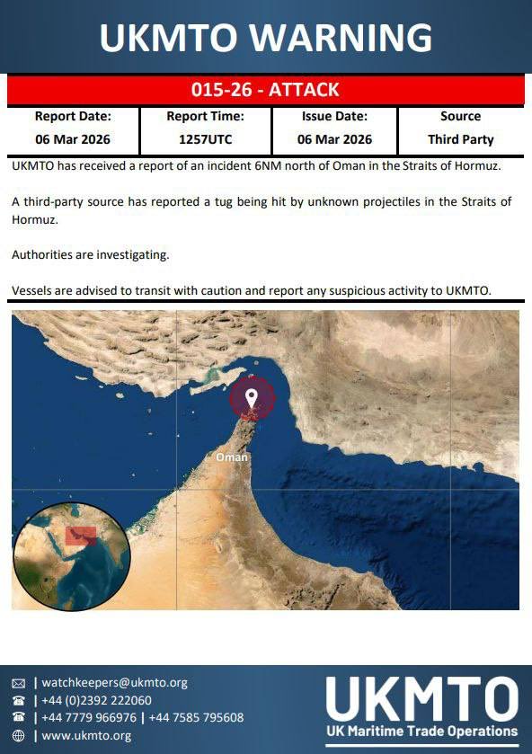 🚨🇺🇸🇮🇷 NEW: Iran struck a vessel that attempted to violate the naval blockade in the Strait of Hormuz about 5 hours ago

This is the 13th vessel hit by Iran…
