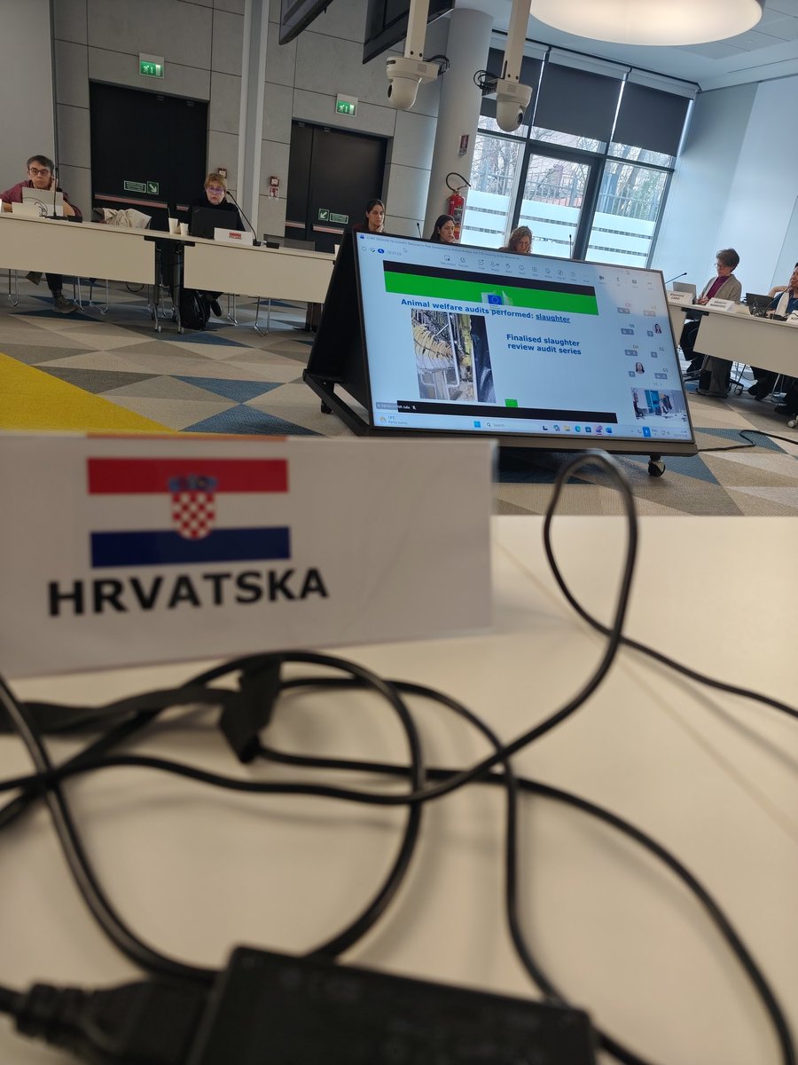 MikusTomislav's tweet photo. Two days of intense discussions at @EFSA_EU at the 1st Scientific Network for Risk Assesment in Animal Welfare meeting. 

P. S. Parma was charming as always. https://t.co/jqPv1m09nZ