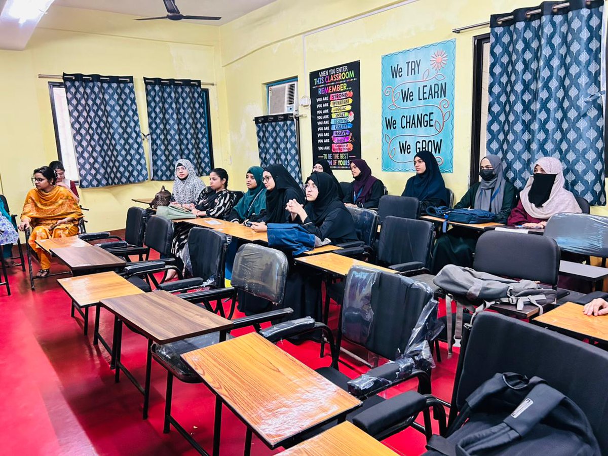 MilliFor83273's tweet photo. #NationalScienceDay2026 celebration at Milli Al-Ameen College (For Girls). Here's to empowering #womeninscience.
@EduMinOfIndia #SciencePerspective #ViksitBharat https://t.co/PGfLCuDyOB