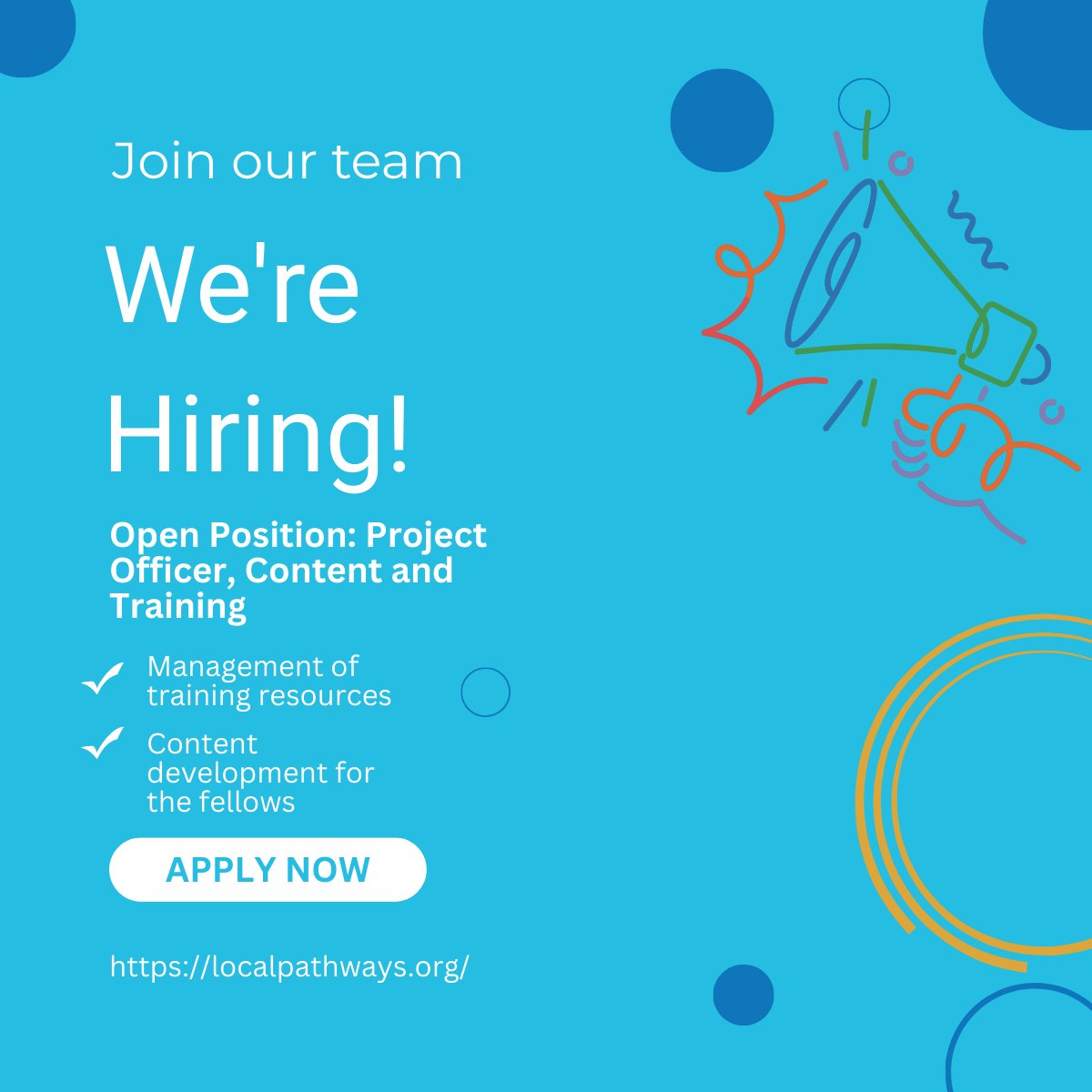 Local Pathways Fellowship tweet media