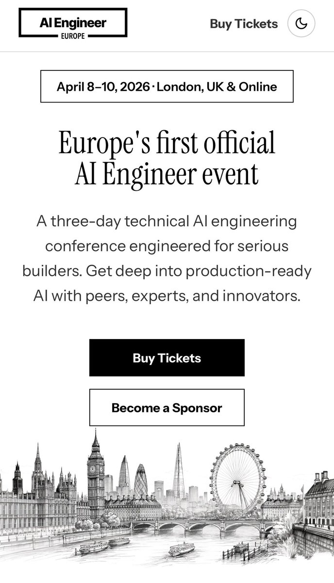 swyx 🇬🇧 @aidotengineer tweet media