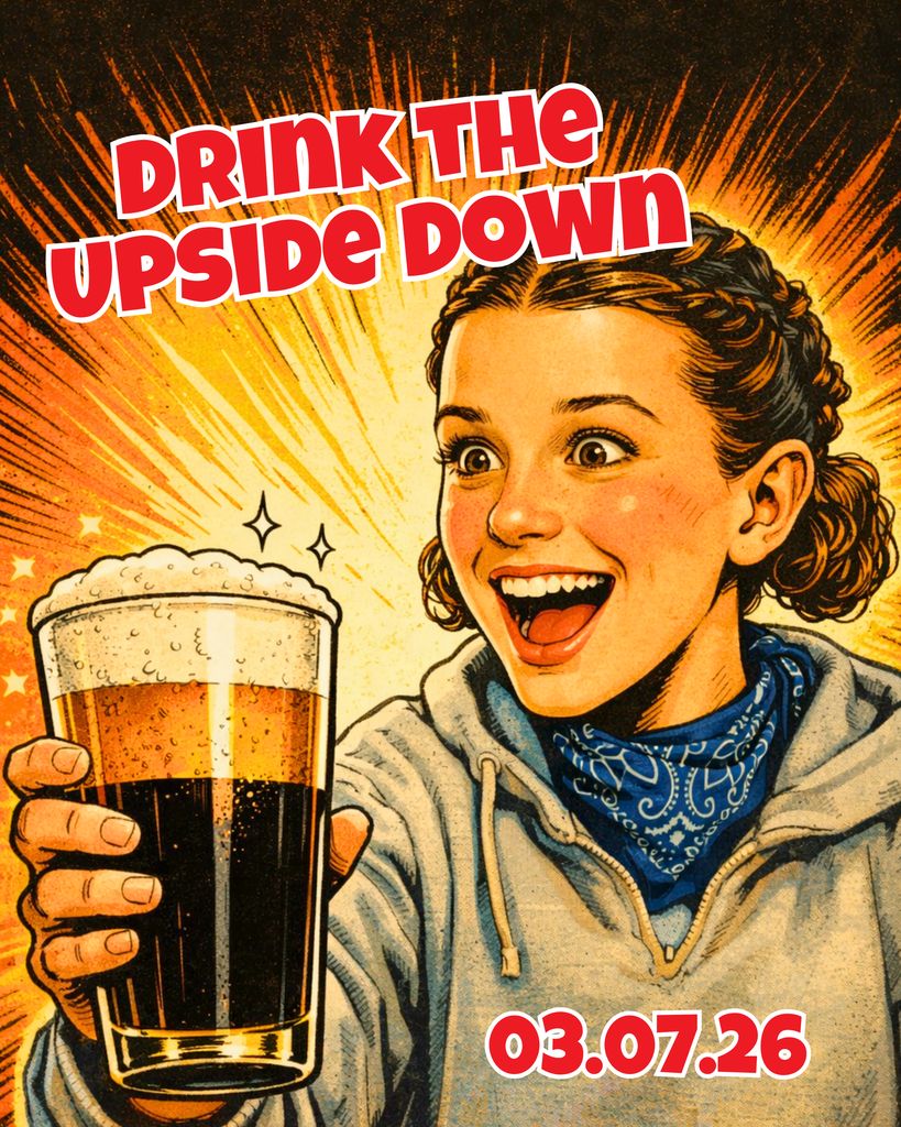 𝙳𝚁𝙸𝙽𝙺 𝚃𝙷𝙴 𝚄𝙿𝚂𝙸𝙳𝙴 𝙳𝙾𝚆𝙽 🍺 

We're pouring a never-before-seen black &amp; tan this Saturday at our 11-Year Anniversary Party — or should we say tan &amp; black?