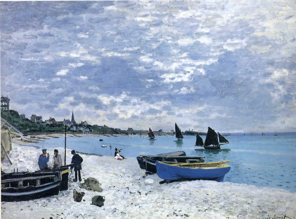 Vivere onestamente è già una forma silenziosa di ribellione.

Albert Camus 

The Beach at Sainte-Adresse, 1867
Claude Monet