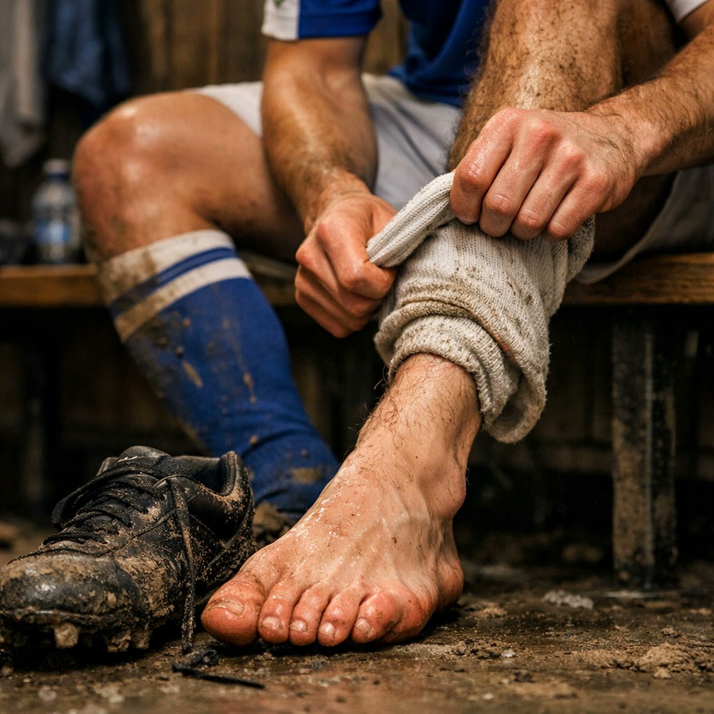 realScottXXX's tweet photo. Nothing beats the smell of a locker room after a match. ⚽️💦

The lads in 'Changing Room Diaries' are stripping off muddy boots and damp, sweaty socks for you. 

Watch 500+ movies: https://t.co/s0vOLvDjoT

#ChangingRoomDiaries #FootballKit #SoccerSocks #FootWorship #ScottXXX https://t.co/fEEGmtPRKf