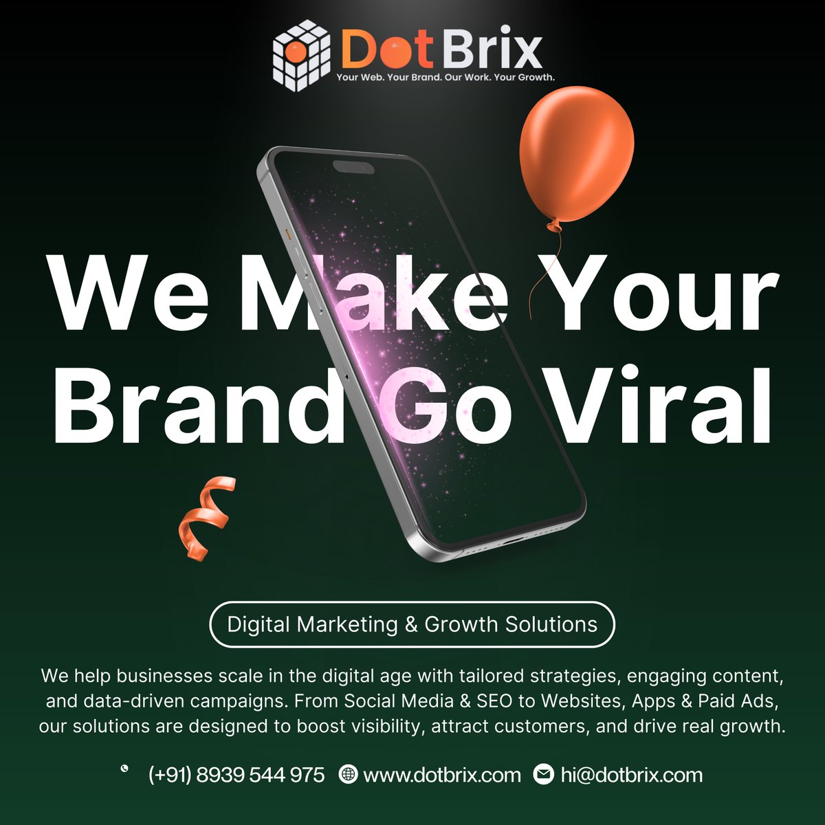 dotbrix's tweet photo. Your brand deserves more than just a website — it deserves growth. 🚀

DotBrix builds high-performance websites and data-driven marketing strategies to help businesses generate leads and grow online.
🌐 https://t.co/LvrY5W2iM2
#WebDesign #DigitalMarketing #BusinessGrowth #DotBrix https://t.co/Tr2lgHu4eL