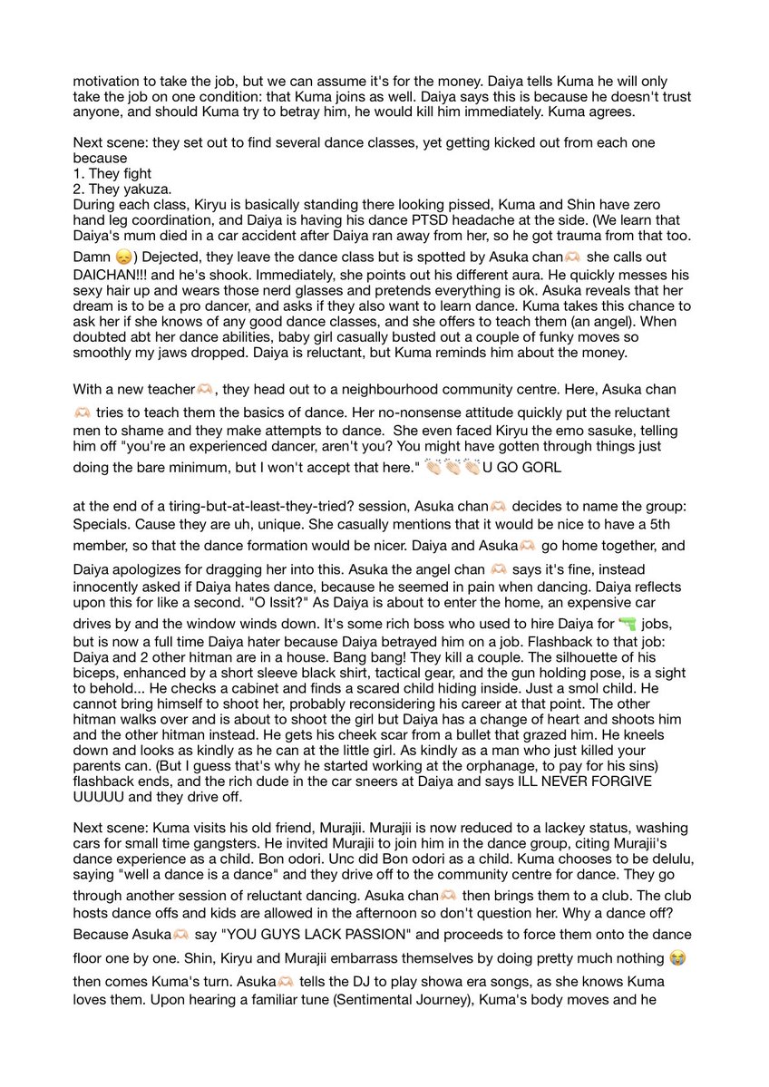 The Specials: full movie story with my personal choice of words 😅

It's based on my goldfish memory, so I'm sorry if I missed out any key moments or have typos. But this is the gist of the whole movie! I might make another note just to talk about some highlights and acting 😂