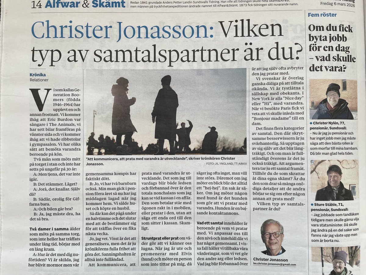 Vad säger ni gubbar?