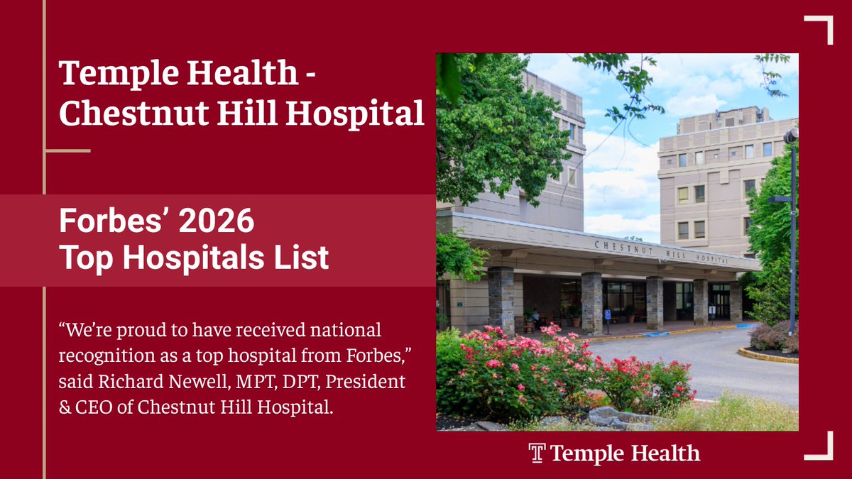 Temple Health tweet media