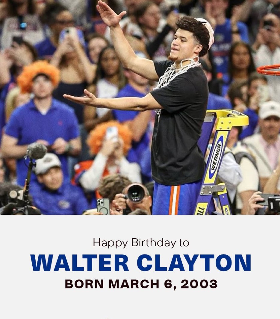 2020kyletrask's tweet photo. What are the odds these 2 absolute stud gator legends have the same birthday,
March 6 is a new holiday https://t.co/kTVpTszZFV