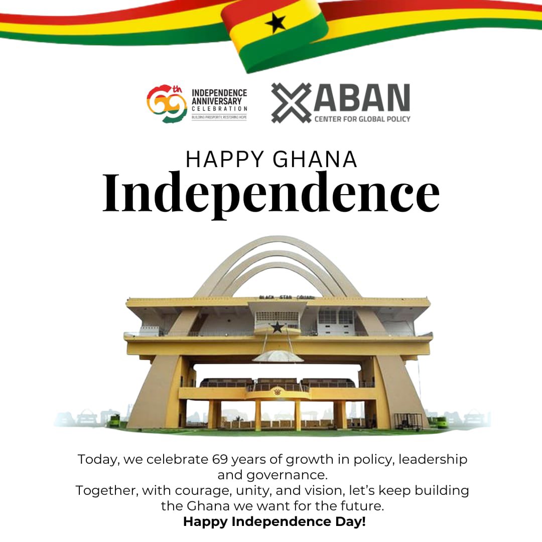 AbanGlobal's tweet photo. Happy Independence Day! 🇬🇭

#GhanaMonth2026 #GhanaAt69 https://t.co/UBCHs0lTkH